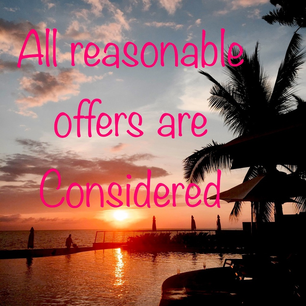 All reasonable offers welcome